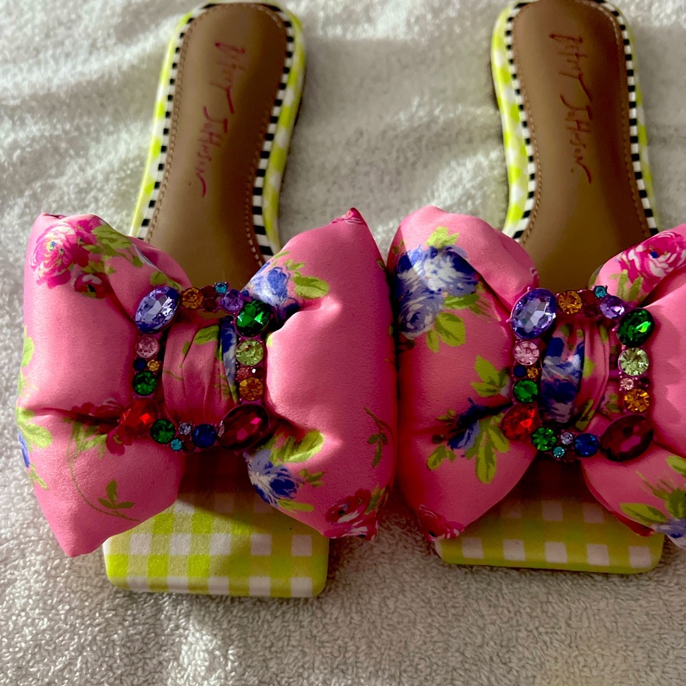 Betset Johnson Slides Pink Floral